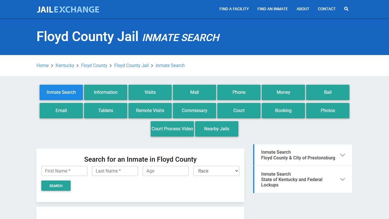 Floyd County Jail, KY Inmate Search: Roster & Mugshots - Jail Exchange