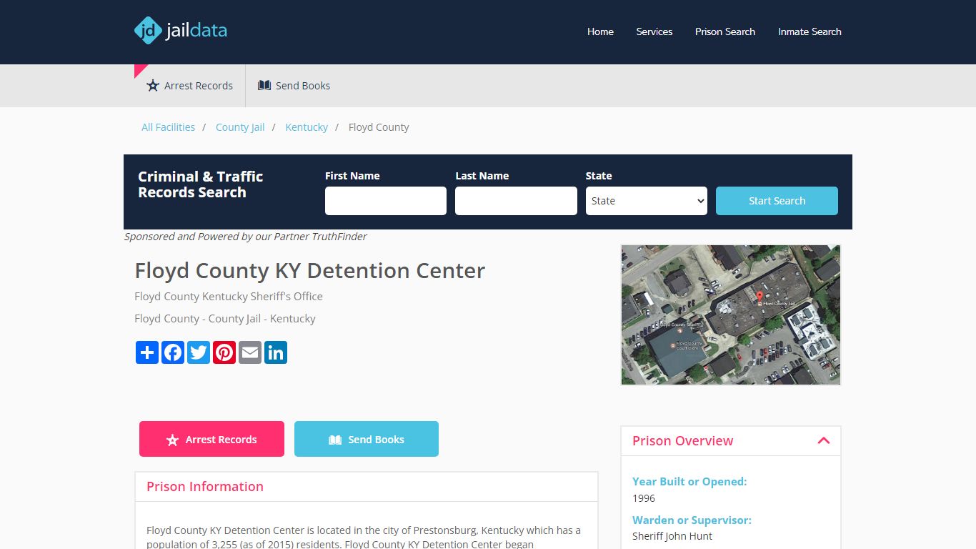 Floyd County KY Detention Center Inmate Search and Prisoner Info ...