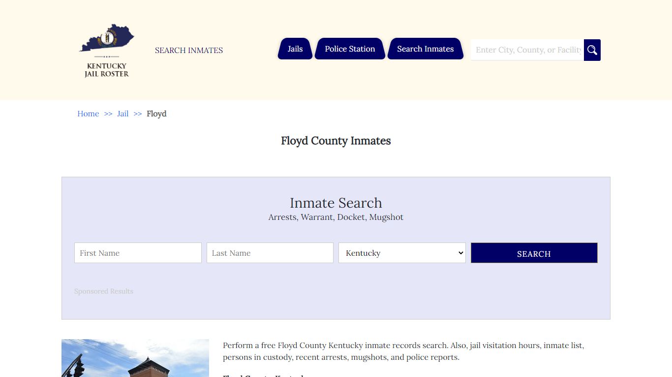 Floyd County Inmates - Jail Roster Search